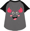 Mischiefmauve Monster Costume Pet Raglan Shirt