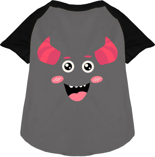 Mischiefmauve Monster Costume Pet Raglan Shirt