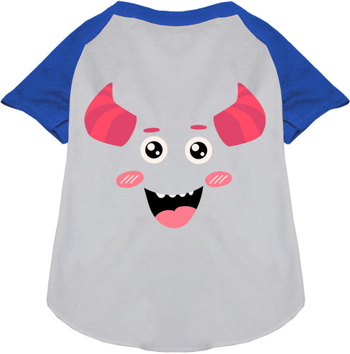 Mischiefmauve Monster Costume Pet Raglan Shirt