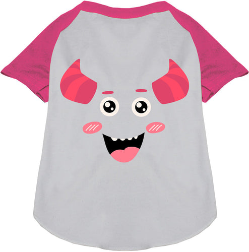 Mischiefmauve Monster Costume Pet Raglan Shirt