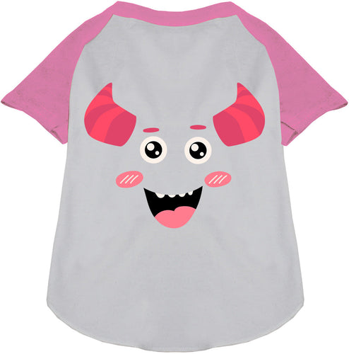 Mischiefmauve Monster Costume Pet Raglan Shirt
