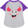 Mischiefmauve Monster Costume Pet Raglan Shirt