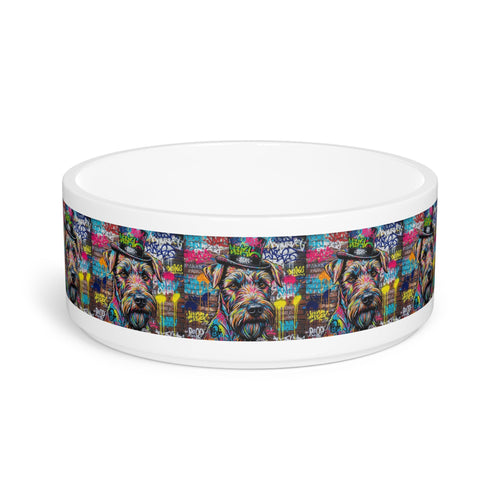 Ceramic Pet Bowl – 16 oz Dog Feeding Bowl