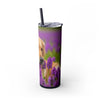 Skinny Tumbler with Straw – 20 oz Stainless Steel Cup