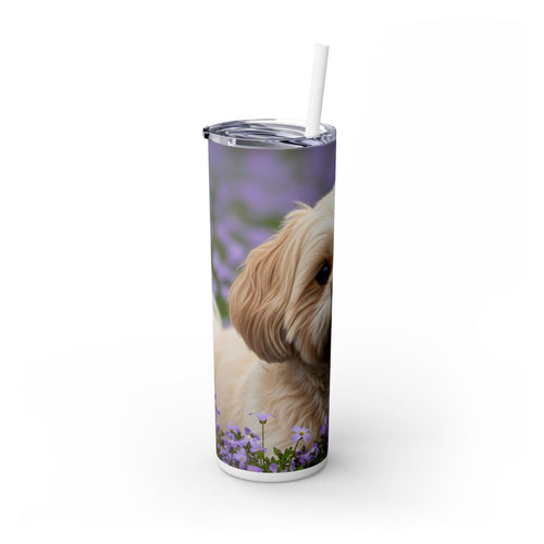 Skinny Tumbler with Straw – 20 oz Stainless Steel Cup
