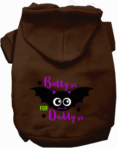 Batty for Daddy Halloween Pet Hoodie