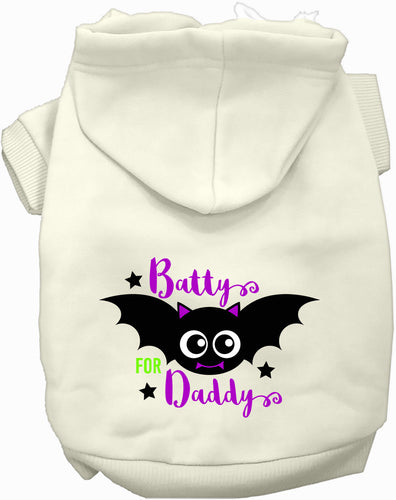 Batty for Daddy Halloween Pet Hoodie