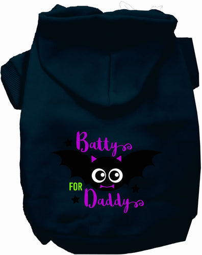 Batty for Daddy Halloween Pet Hoodie