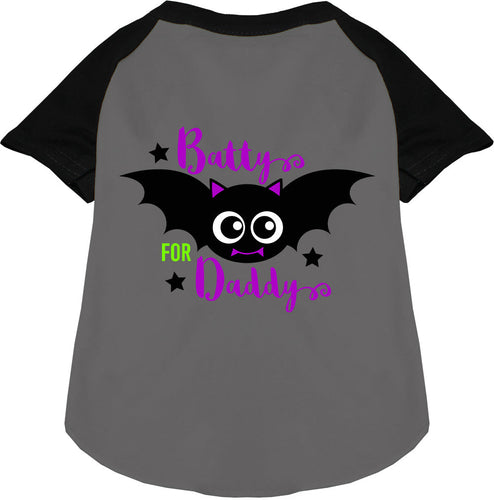Batty for Daddy Pet Raglan Shirt