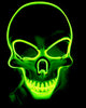 Halloween Skeleton Mask LED Glow Scary Mask