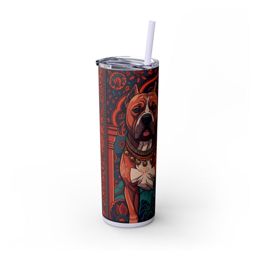 Skinny Tumbler with Straw – 20 oz Stainless Steel Cup