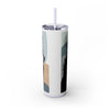 Skinny Tumbler with Straw – 20 oz Stainless Steel Cup