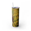 Skinny Tumbler with Straw – 20 oz Stainless Steel Cup