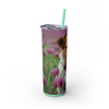 Skinny Tumbler with Straw – 20 oz Stainless Steel Cup