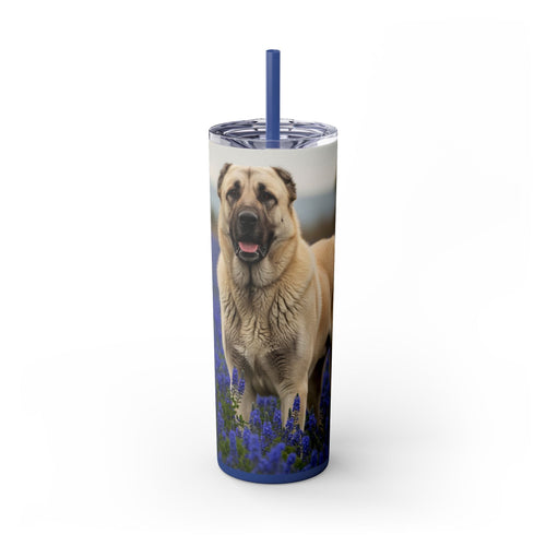 Skinny Tumbler with Straw – 20 oz Stainless Steel Cup