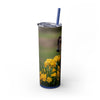 Skinny Tumbler with Straw – 20 oz Stainless Steel Cup