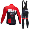 New Men's  Mountain Road Bike Long Sleeve Cycling Suit Set