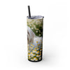 Skinny Tumbler with Straw – 20 oz Stainless Steel Cup