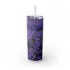 Skinny Tumbler with Straw – 20 oz Stainless Steel Cup