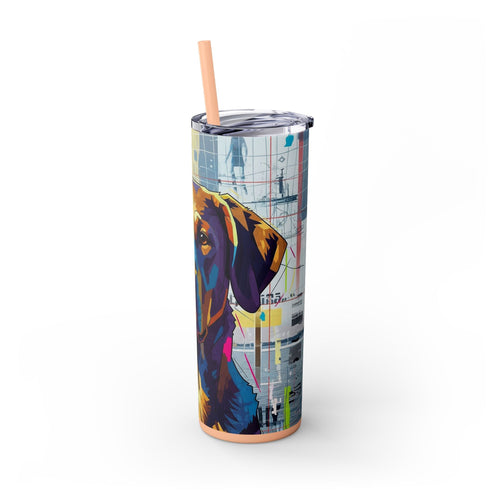 Skinny Tumbler with Straw – 20 oz Stainless Steel Cup