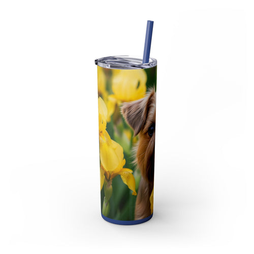 Skinny Tumbler with Straw – 20 oz Stainless Steel Cup
