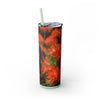 Skinny Tumbler with Straw – 20 oz Stainless Steel Cup