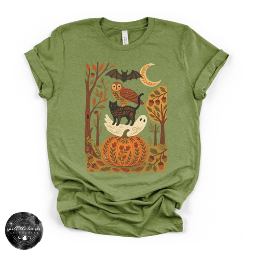 Fall Stack Tee | Cozy Autumn Icons Graphic T-Shirt