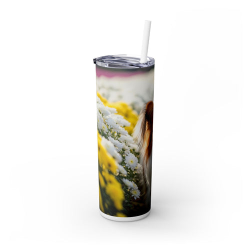 Skinny Tumbler with Straw – 20 oz Stainless Steel Cup