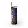 Skinny Tumbler with Straw – 20 oz Stainless Steel Cup