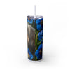Skinny Tumbler with Straw – 20 oz Stainless Steel Cup