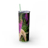 Skinny Tumbler with Straw – 20 oz Stainless Steel Cup
