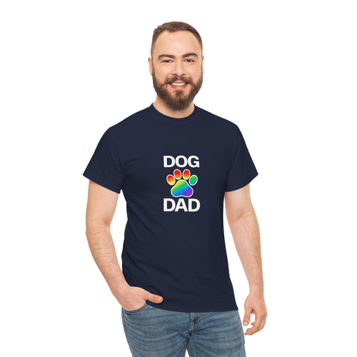 Pride Dog Dad Heavy Duty Unisex Tee Sizes Small - 5XL (11 colors)