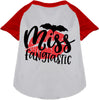 Miss Fangtastic Pet Raglan Shirt