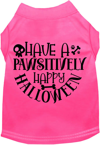 Pawsitively Happy Halloween Pet Shirt