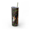 Skinny Tumbler with Straw – 20 oz Stainless Steel Cup