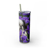 Skinny Tumbler with Straw – 20 oz Stainless Steel Cup