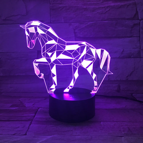 Remote touch gradient table lamp
