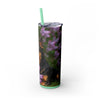 Skinny Tumbler with Straw – 20 oz Stainless Steel Cup