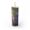 Skinny Tumbler with Straw – 20 oz Stainless Steel Cup