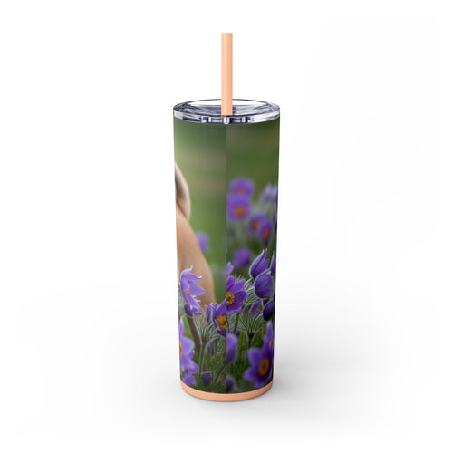 Skinny Tumbler with Straw – 20 oz Stainless Steel Cup