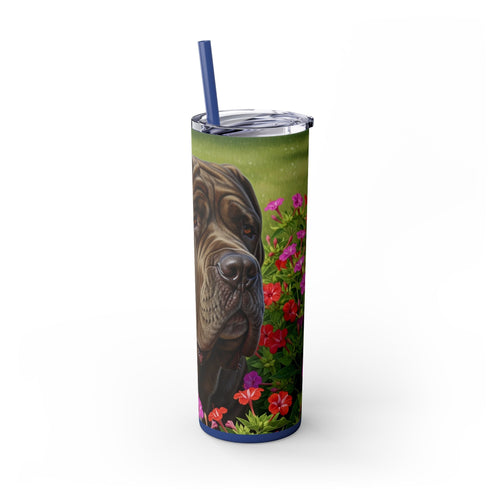 Skinny Tumbler with Straw – 20 oz Stainless Steel Cup