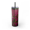 Skinny Tumbler with Straw – 20 oz Stainless Steel Cup