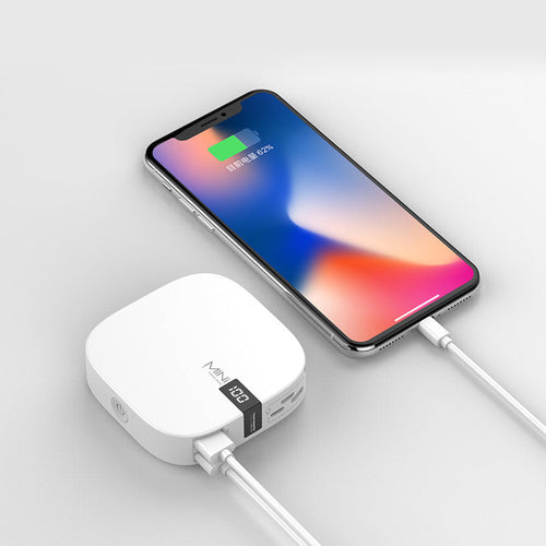 10000 mAh Mini Power Bank Fast Input Digital Display Powerbank
