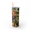 Skinny Tumbler with Straw – 20 oz Stainless Steel Cup