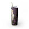 Skinny Tumbler with Straw – 20 oz Stainless Steel Cup