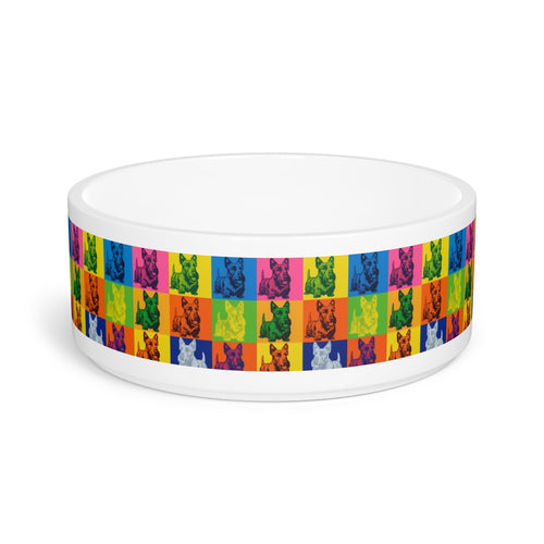 Ceramic Pet Bowl – 16 oz Dog Feeding Bowl