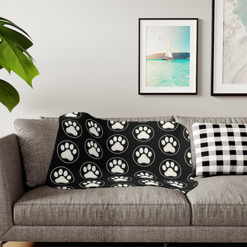 Cozy Sherpa Paw Blanket (3 sizes)