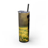 Skinny Tumbler with Straw – 20 oz Stainless Steel Cup