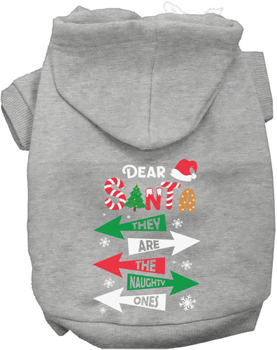 They're the Naughty Ones Christmas Pet Hoodie