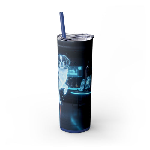 Skinny Tumbler with Straw – 20 oz Stainless Steel Cup